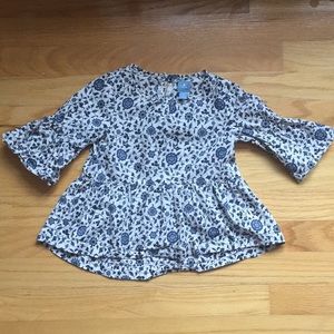 Baby Gap Toddler Girls 4 years Floral Blouse